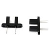 E-outstanding 5PCS 15/64 inches HY860F Optical Sensor Switch, Black, Plastic