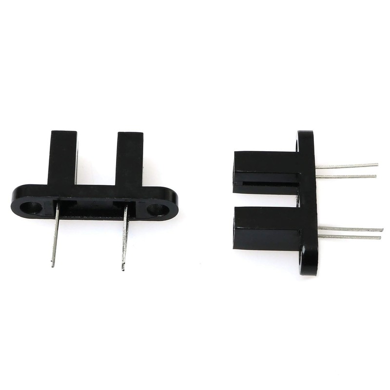E-outstanding 5PCS 15/64 inches HY860F Optical Sensor Switch, Black, Plastic