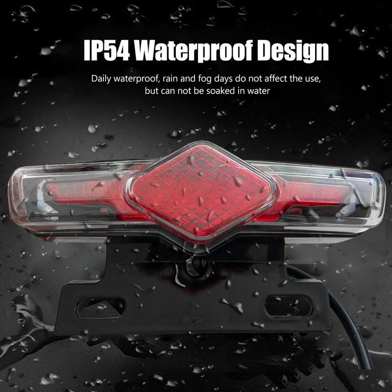 Bike Rear Light 3 in 1 Turn Signal Running Brake