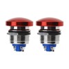 VGOL 2Pcs Red Mushroom Head Button Switch Waterproof Push Button