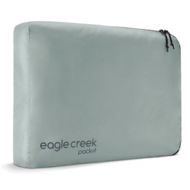 Eagle Creek Pack-It Isolate Cube Large Packing Cubes for Travel Made with Durable Water-Resistant Nylon, Self-Repairing Zipper & Quick-Grab Handle Storm Grey -Isolate (New)