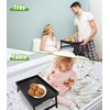 Youpehom Bed Tray Table with Folding Legs,Bamboo Breakfast in Bed