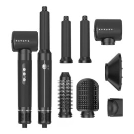 7 En 1 Cepillo De Secador Profesional Iones Cerámica 11wrpm                                                                                           