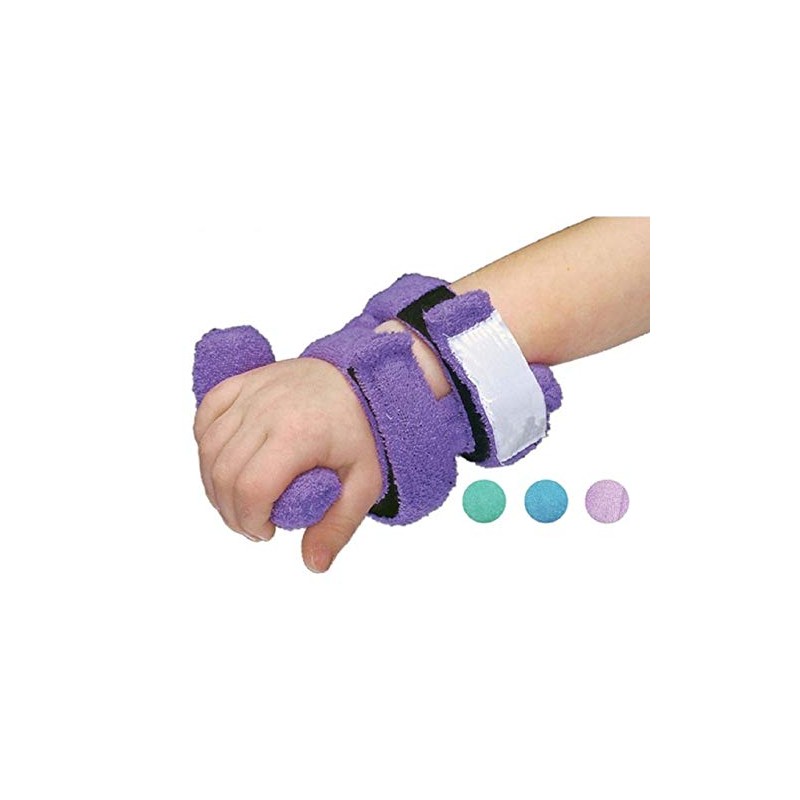 Comfy Finger Extender, Pediatric Large, Emerald Green, Terry Cloth