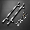 HONGYUN 48" Pull Door Handles Brushed Nickel,1200mm Solid 304 Stainless