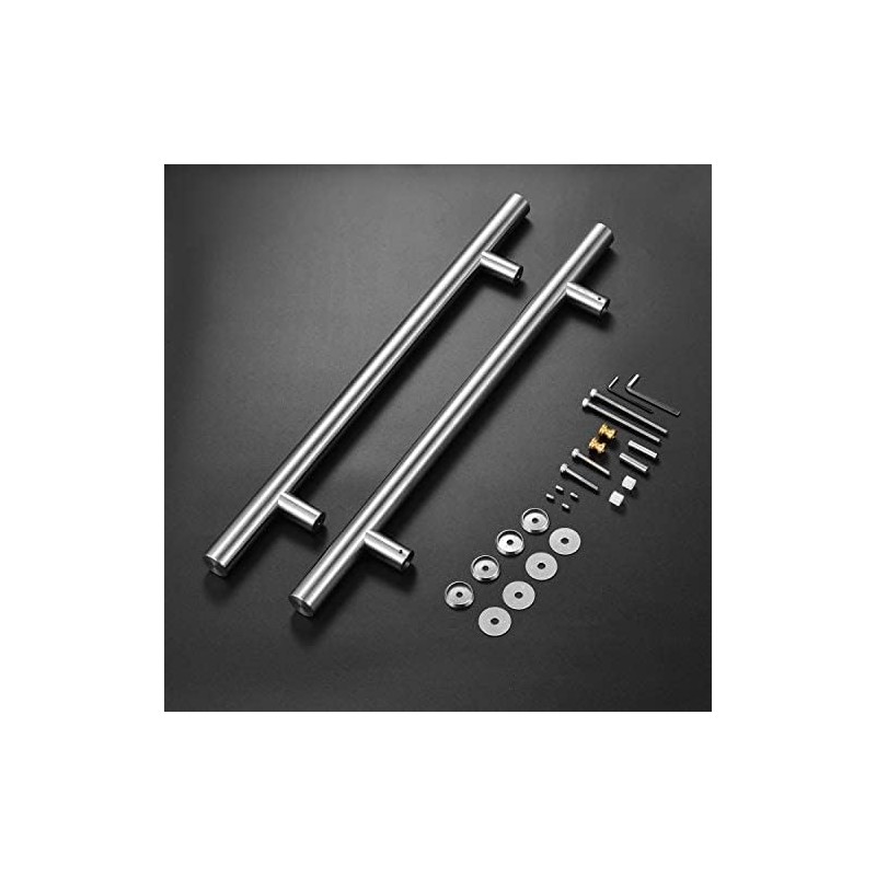 HONGYUN 48" Pull Door Handles Brushed Nickel,1200mm Solid 304 Stainless