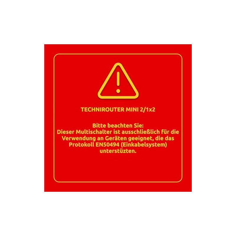 TechniSat TechniRouter Mini 2/1x2 UniCable Adapter