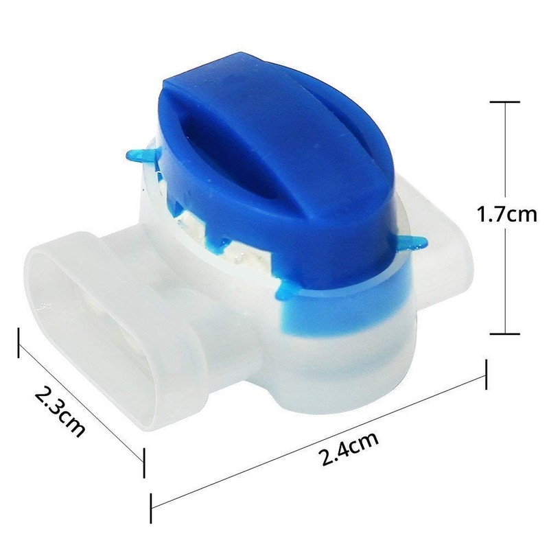 Wire Connector Terminals, 20 Pack 3 Wire Gel Filled Self