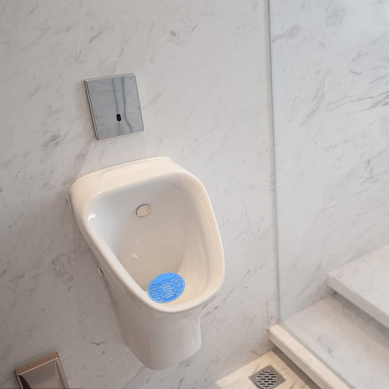 Gobesty Urinal Screens Deodorizer, 12 Packs Urinal Screen Splash Mats,