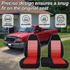 ESMING 2PCS 60/40 High Back Bench Seat Cover for Ford