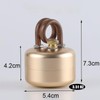 Gexdes Mini Alcohol Camping Stove – Lightweight Brass & Aluminum