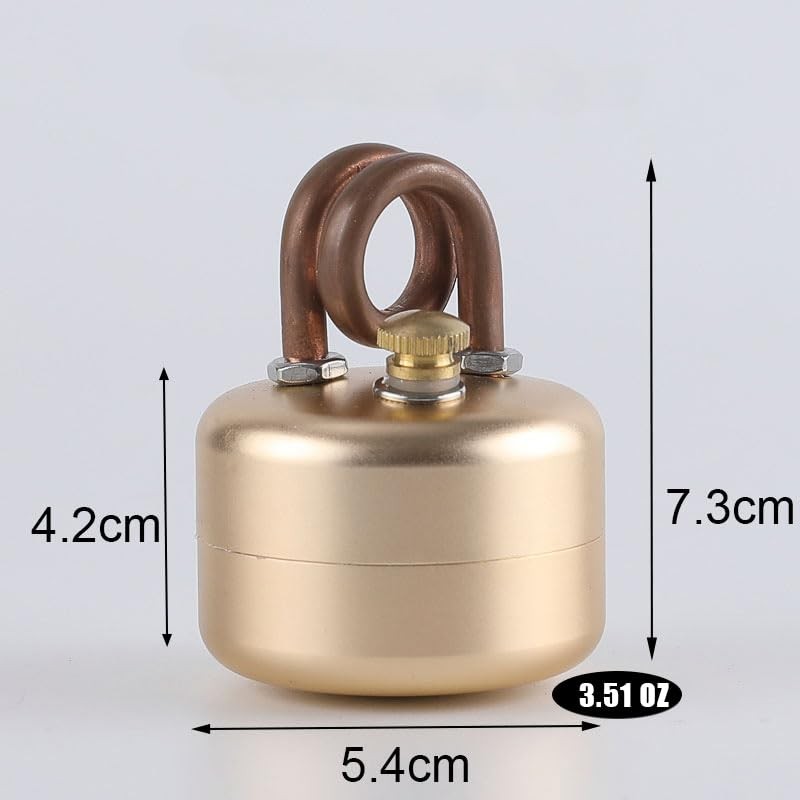 Gexdes Mini Alcohol Camping Stove – Lightweight Brass & Aluminum