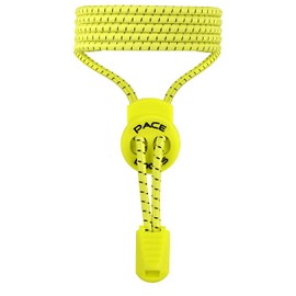 ALPHAPACE Pace Locks Elastic Shoelaces, No-Tie Laces, Slip-On Quick Release for Sports, Youth & Elderly, 120 cm, Various Colours, yellow