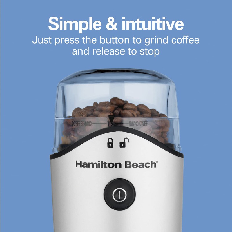 Hamilton Beach 4.5oz Electric Coffee Grinder For Beans, Spices &