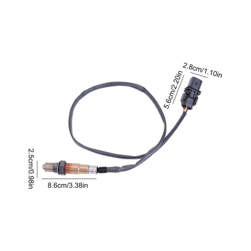 ISAKEN 1K0998262AD Lambda Sensor in Front of Cat for VW