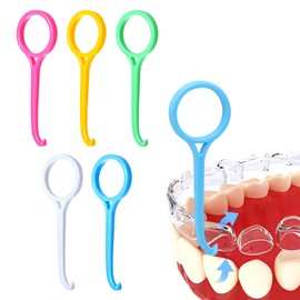 Invisalign Denture Puller for Invisible Braces, Aligner Removal Tool, Aid Aligner Removal Tool, Tartar Remover Man, Aligner Chewies Pack of 5