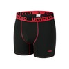 Umbro Men's Boxer Shorts Long Tec Pack of 6, black