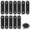 Alamic Stainless Steel Black Flat Brace - 16 x 60