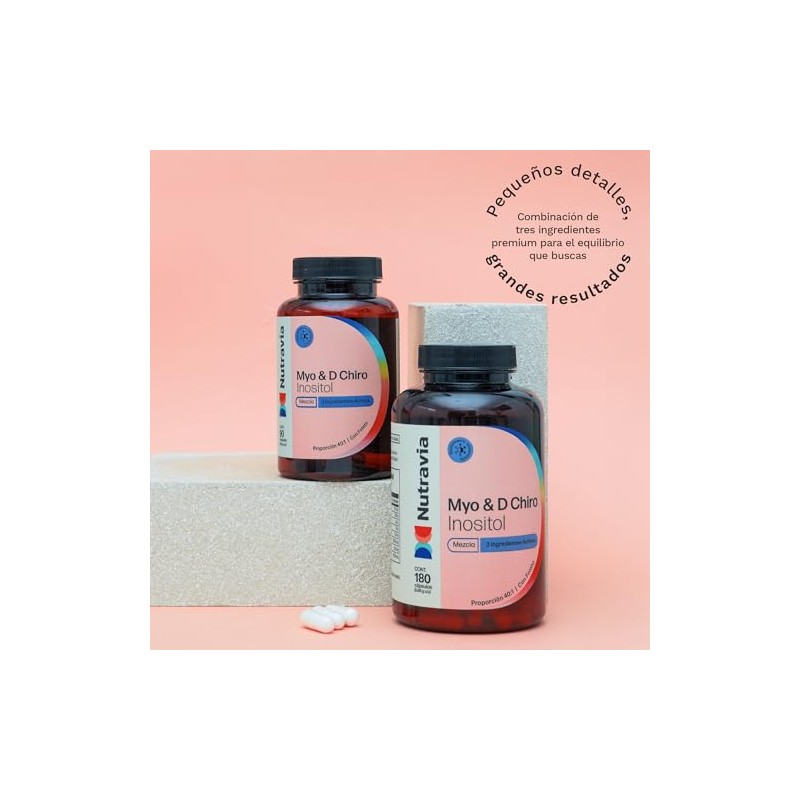 Myo Chiro Inositol 2000 Relación Folato 400 Mcg Acido Folico