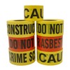 Presco Economy Printed Barricade Tape [2 mil thick]: 3 in.
