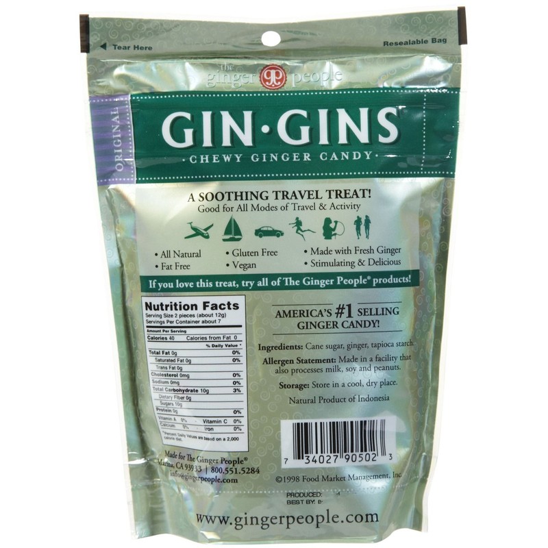 The Ginger People Original Ginger Chews - 3 oz