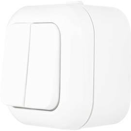 REV Ritter Atlantik 005405 Surface-Mounted Series Switch White