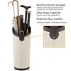 ELPMD Artificial Leather Umbrella Holder Rack Hallyway Cane Stand for