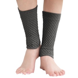 [PAZOFA] レッグウォーマー 冷え 足首ウォーマー 冷えとり 暖かい レディース メンズ 男女兼用 春夏秋冬 冷房対策 5色 ダークグレー