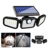 High Brightness Home Solar-Powered Wall Lamp 74LED Angle Adjustable Light