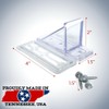 25 Pack Snow Guards for Metal Roofs – with Perfect