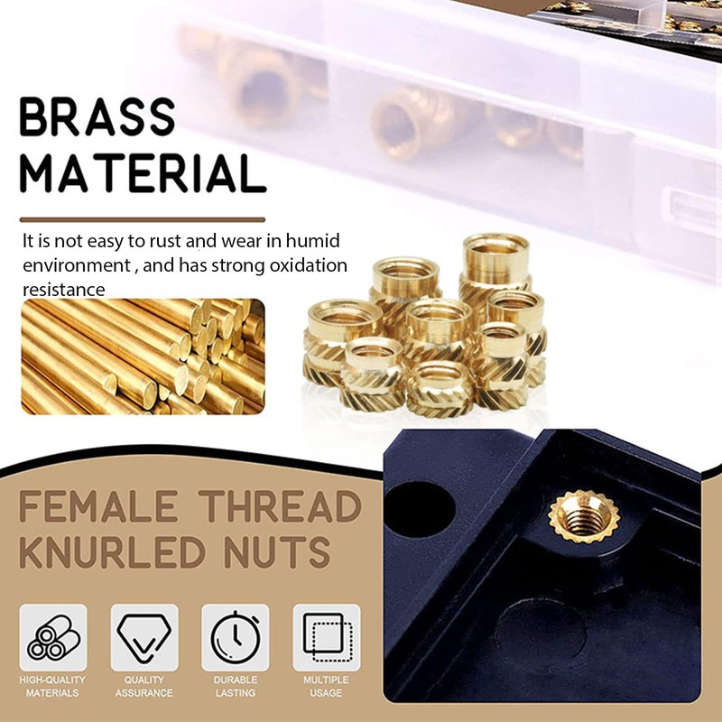 Threaded Inserts M2 + M3 + M4 + M5 +