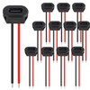 RUNCCI-YUN Pack of 12 USB C Female 5V 3A 2-Pin