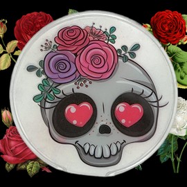 Hand Warmer Pocket Warmer Sets Finger Warmer Against Cold Hands in Winter (Set of 4 Goth Girls Skulls)