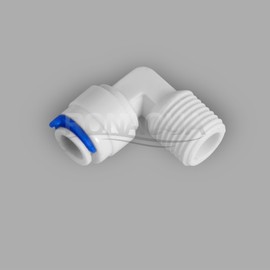Ronaqua Quick Connect Push in Fittings to fasten 1/4” OD Water Tubing for Reverse Osmosis Systems and Water Filters Set of 20 (Type L+T+Y+I Combo)