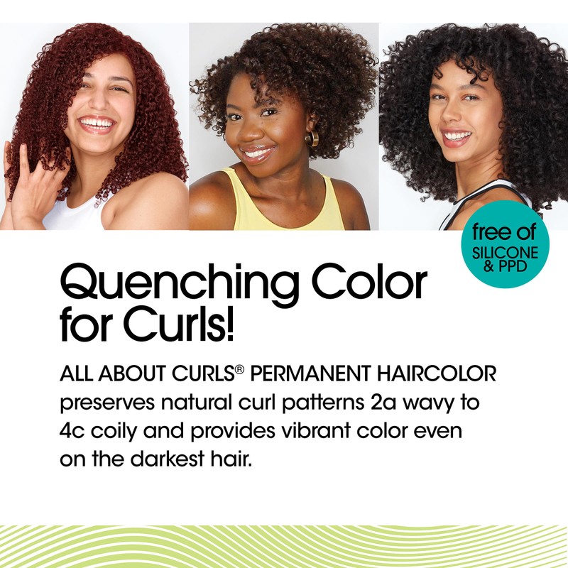All About Curls 4RM Berry-Go-Round Permanent Hair Color (Prep +
