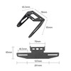 Motikvans Kawasaki License Plate Holder Adjustable Angle License Plate Holder