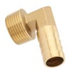 3/4 Inch Brass Barb Fittings 90 Degree Angle Male Thread