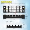 Joinfworld 35A Terminal Block 6 Position Screw Terminal Strip Dual