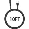 10FT Long 2 Prong AC Elliptical Power Cord for YOSUDA,