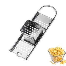 Westmark Knöpfle Inox Spätzle Slicer - Stainless Steel Spätzle Grater for Fine Knöpfle & Spaetzle - With Sledge for Easy Slicing - Silver, 31.5 cm