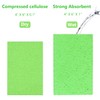 Cellulose Sponges, Large Size 4" x 6" - Heavy Duty