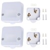 Cabinet Lamp Switch, 2 Pack Wardrobe Touch White Switches, Normally