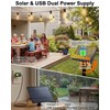 Pesken Solar String Lights Outdoor Waterproof, 54FT Patio Lights Solar
