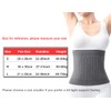 Thermal Cashmere Knit Lumbar Warmer Lower Back Support Belt Brace