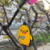 Duck Keychain Gifts, Funny Cute PVC Yellow Duck Themed Gift,