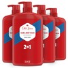 Old Spice Refreshing 2-in-1 Body & Face Wash for Men,
