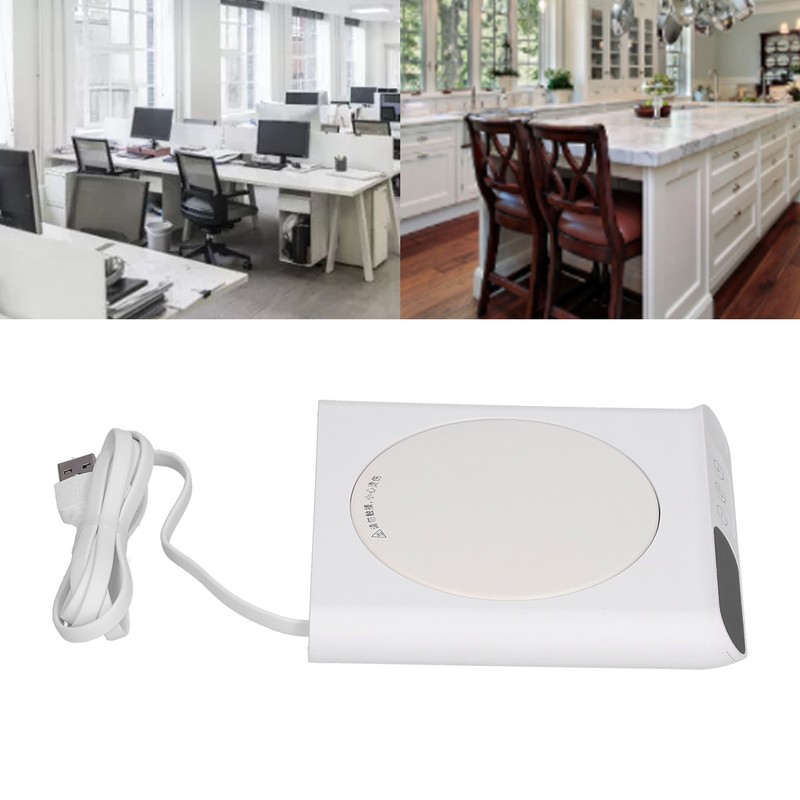 Beverage Warmer Mini USB Home Office Heating Coaster Electric Tray