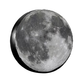 Full Moon Astronomy Spare Tire Cover Weatherproof Waterproof Wheel Tire Cover UV Sun Protection Wheel Tire Protector Tyre Cover Universal Fit for Truck Off-Road Vehicle Trailer RV SUV 15 Inch