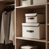 Cajas Para Ropa De Almacenamiento De Tela Plegables Con Tapa