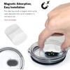 7 Pack Replacement Magnetic Lid Slider,Replacement Magnetic Push Block,Compatible Universal